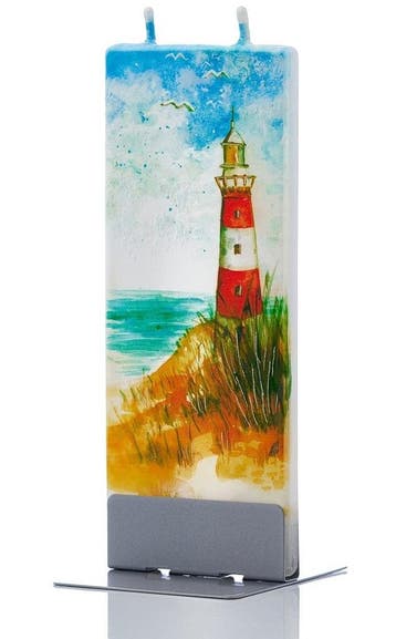 Vuurtoren aan de Kust  | FLATYZ platte kaars – uniek ha..., Verzenden, Nieuw