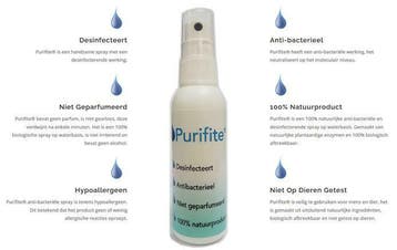 Purifite® Desinfecteert de huid & alle oppervlakten (50ml), Ophalen of Verzenden, Schoonmaakmiddel