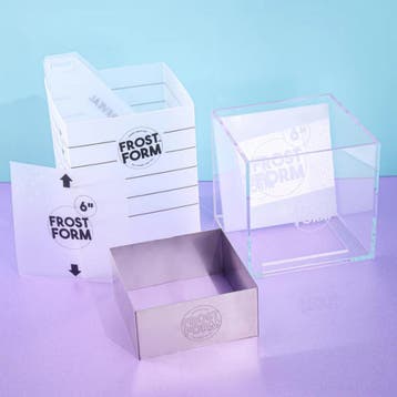 Frost Form Taart Coating Kit Vierkant 15cm**, Verzenden, Nieuw