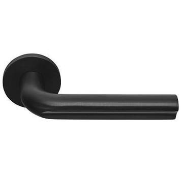 Deurklink David Rockwell ECLIPSE DR101-G op rozet PVD zwart, Verzenden, Nieuw