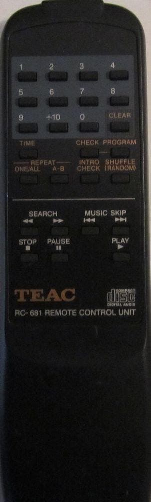 Afstandsbediening Teac rc-681, Ophalen of Verzenden, Nieuw, Origineel