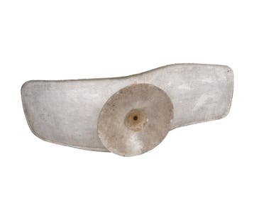Een kunststof chaise longue, toegeschr aan Charles Zublena, Gebruikt
