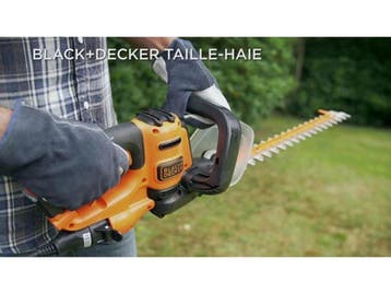 BLACK+DECKER BEHTS451-QS - Heggenschaar 550W 60cm -, Verzenden, Zo goed als nieuw, BLACK+DECKER