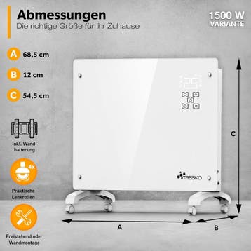 Convectorkachel - Elektrisch - Kachel - Heater - Verwarming, Verzenden, Zo goed als nieuw