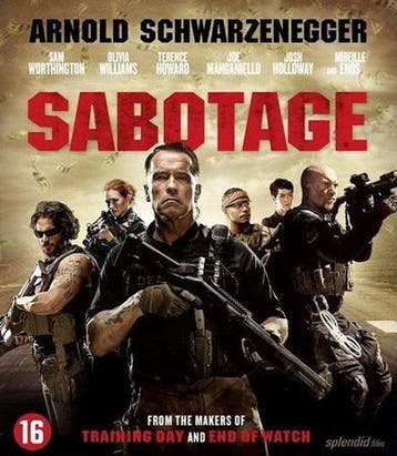 Sabotage (blu-ray tweedehands film), Cd's en Dvd's, Ophalen of Verzenden, Zo goed als nieuw