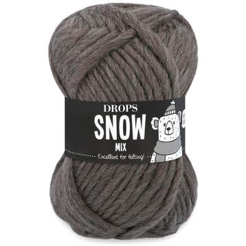 DROPS Snow / Eskimo Mix - 23 schors - Wol Garen, Ophalen of Verzenden, Nieuw