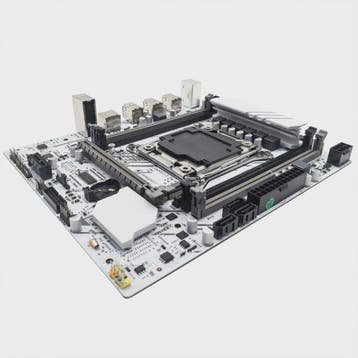 ZSUS X99-W Moederbord Kit met Xeon E5 2650 V4 CPU, 4x DDR4,, Computers en Software, Verzenden, Nieuw