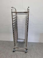 RVS Regaalwagen 15 x 47/66 cm Horeca, Zakelijke goederen, Ophalen of Verzenden, Nieuw in verpakking