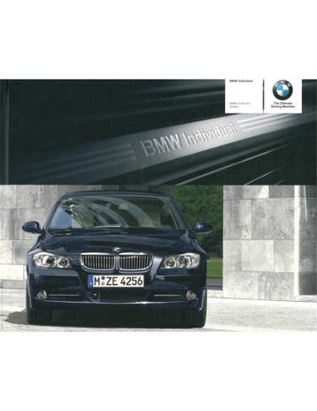2005 BMW 3 SERIE INDIVIDUAL HARDCOVER BROCHURE ENGELS, Boeken, Nieuw, BMW, Author