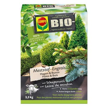 Buxus, hagen en coniferen mest | Compo | 3.5 kg, Verzenden