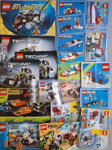 Lego Set - City, Classic, Pirates, Atlantis, Power Miners,, Nieuw