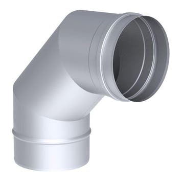 GGM Gastro | Hoekbuis - 90° vast - in rvs - Ø 350mm |, Verzenden