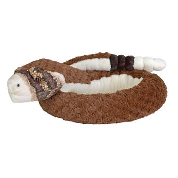 Pluche ratelslang knuffel - 137 cm - bruin - reptiel, Verzenden, Nieuw