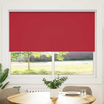 vidaXL Rolgordijn verduisterend 164,4 x 175 cm stofbreedte, Verzenden, Nieuw, Rood