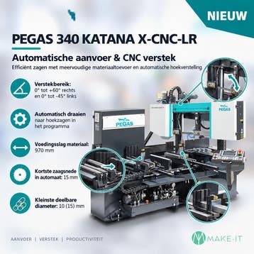 Automatische CNC bandzaagmachine Pegas Gonda 340 KATANA