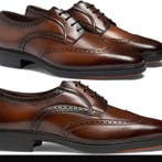 Santoni - Veterschoenen - Maat: EU 42, Nieuw