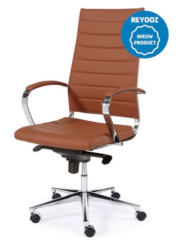 Vergaderstoel Magine - bruin / camel - nieuw, Nieuw in verpakking