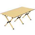 Campingtafel 117 X 60 Cm Aluminium Opklaptafel Met Oprolbare, Verzenden, Nieuw