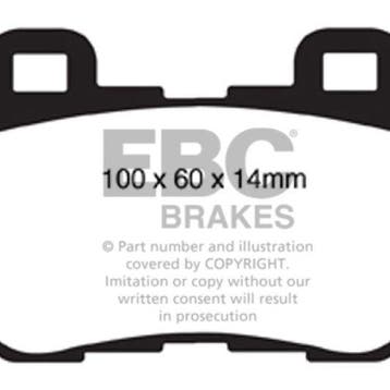 EBC 08-13 Infiniti FX50 5.0 Yellowstuff Rear Brake Pads, Ophalen of Verzenden, Nieuw