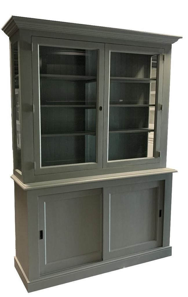 Buffetkast oud groen Ede 165cm, Huis en Inrichting, Kasten | Buffetkasten, Ophalen of Verzenden