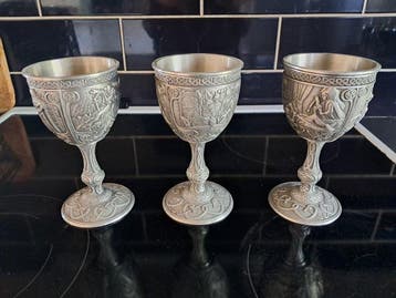 Franklin Mint - The Franklin Mint - Drinkset (3) - Excalibur