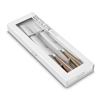 Déglon Brood- en uitbeenmes set – Luxe geschenkdoos – H, Ophalen of Verzenden, Nieuw, Hout, Bestekset