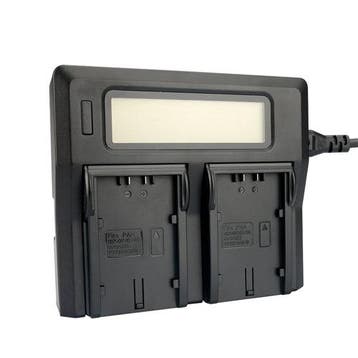 KingMa DC-LCD Duo-lader voor Panasonic CGR-D54S (Nieuw), Verzenden, Nieuw