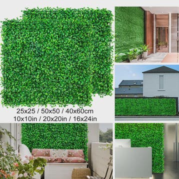 Kunstplant Muurdecoratie Buxus Hek Paneel - Realistische Gro, Verzenden, Nieuw