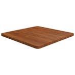 Eiken Tafelblad 60x60 | Massief Donker | Tweedekansje OP=OP, 50 tot 100 cm, Rustiek, Nieuw, Tafelblad