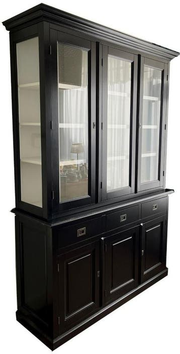 Buffetkast Dronten zwart 150cm, Ophalen of Verzenden, Nieuw