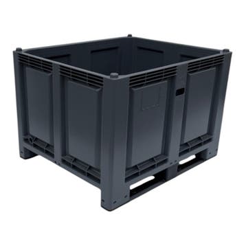 Kunststof palletbox PB010 - 2 sleden, Nieuw, Bak of Kist