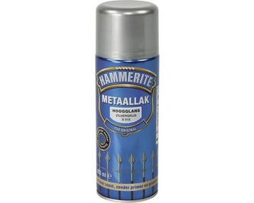Hammerite Hoogglans Zilvergrijs S015 Spuitbus 400 ml, Ophalen of Verzenden, Nieuw