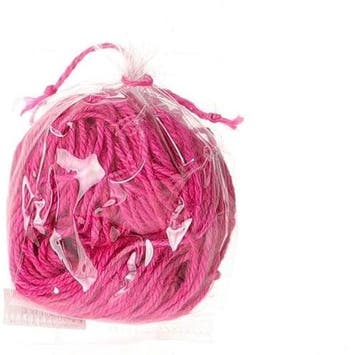 Jute touw Rope Dark Pink Fuchsia 50 gram, Hobby en Vrije tijd, Ophalen of Verzenden, Nieuw
