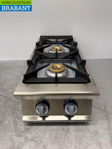 Gico RVS 2 Pits Fornuis 40 cm 900 lijn Horeca, Ophalen of Verzenden, Nieuw zonder verpakking