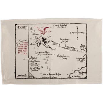 The Hobbit Thorins Map Tea Towel, Ophalen of Verzenden, Nieuw