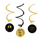 Oud en Nieuw Swirl decoratie, Verzenden, Nieuw, Feestartikel