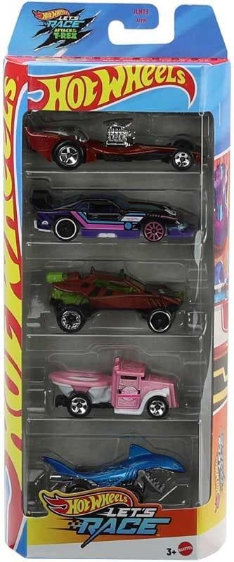 HOT WHEELS BASIC CAR 5 PACK: LETS R van €10,26 voor €6,16, Ophalen of Verzenden, Nieuw