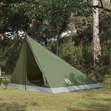 vidaXL Backpacking Tent 4-persoons Olijfgroen, Verzenden, Nieuw, Tot en met 2