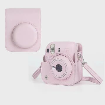 PU Lederen Beschermhoes met Schouderband voor Fujifilm Insta, Verzenden, Nieuw
