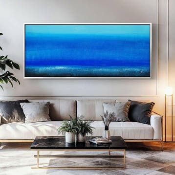 Noelia Correa Art - HANAZ . Azul Errante XXL