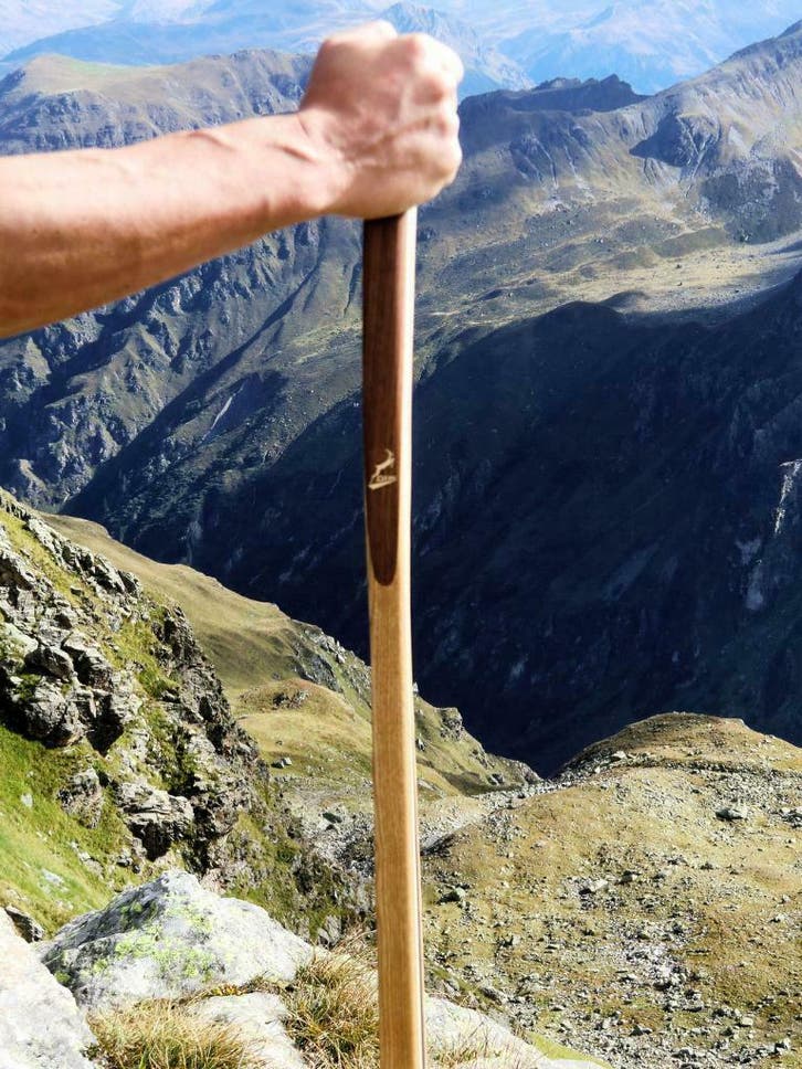 De Gemse wanderstab  Stijlvol &amp; Ingenieus  - Functioneel, Sport en Fitness, Bergsport en Wandelen, Overige typen, Nieuw, Verzenden