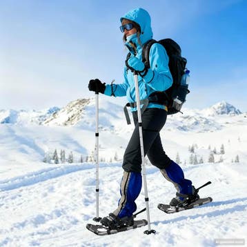 vidaXL 3 in 1 sneeuwschoenen met wandelschoenen Zilver en, Verzenden, Nieuw