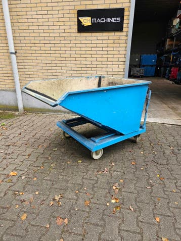 Kiepbak kantelbak spanenbak heftruck 600 liter, Voorzetapparatuur
