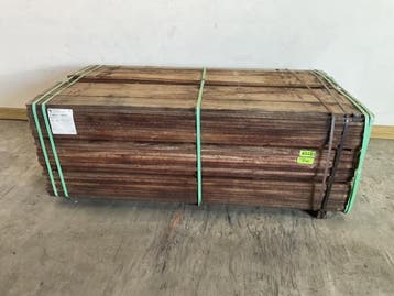 Veiling - 20x Angelim vermelho tuinplank 200x15x2cm, Doe-het-zelf en Verbouw, Hout en Planken, Nieuw