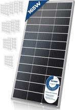 Zonnepaneel - Solar panel - 165W - Zwart - YANGTZE, Doe-het-zelf en Verbouw, Verzenden, Zo goed als nieuw