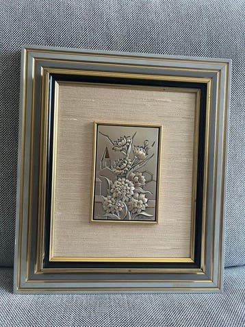 Studio Ottaviani - Reliëf, Fiori - 32 cm - Zilveren lamina