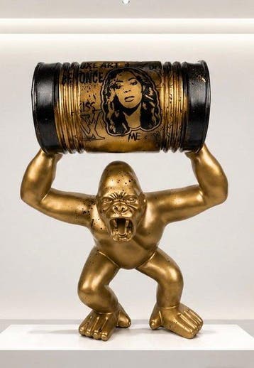 Daluxe Art - 1999 • Beyoncé Gorilla XL 70cm, Antiek en Kunst