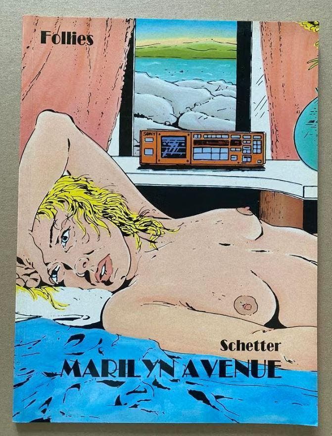 Schetter - Marilyn Avenue - gebaseerd op Marilyn Monroe, Boeken, Stripboeken, Gelezen, Eén stripboek, Verzenden