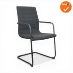 Jarvis luxe vintage sledestoel - Denver stoffering -  sta..., Vergader- of Presentatieruimte, Ophalen of Verzenden, Nieuw zonder verpakking
