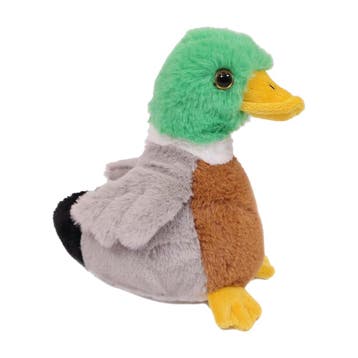Wilde Eend knuffel - pluche - kleurenmix - 16 cm, Verzenden, Nieuw